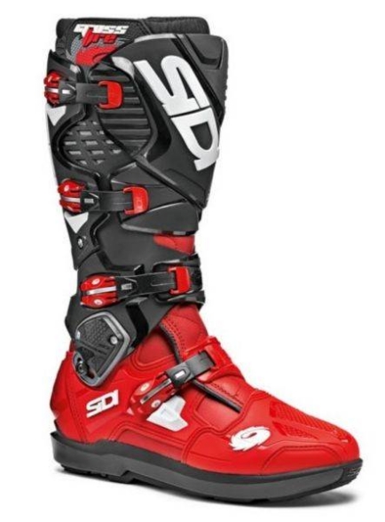 Premium motocross škornji SiDI Crossfire 3 SRS, rdeči/črni