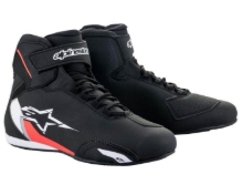 Motoristični čevlji Alpinestars Sektor, črni/beli/rdeči