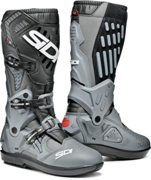 Premium motocross škornji SiDI Atojo SRS, sivi/črni
