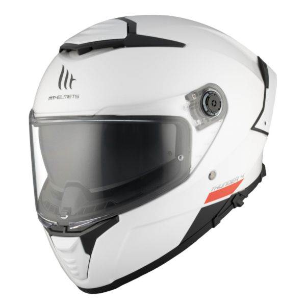 Motoristična čelada MT Helmets Thunder 4 SV Gloss, bela