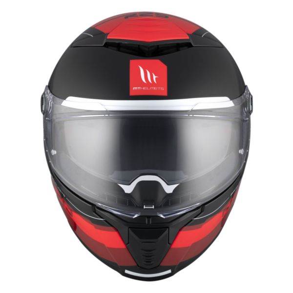 Motoristična čelada MT Helmets Thunder 4 SV R25, črna/rdeča