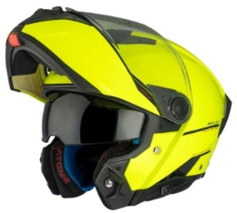 Preklopna motoristična čelada MT Helmets Atom 2 SV Gloss, rumena