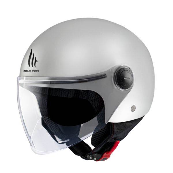 Jet čelada za skuter MT Helmets Street S Gloss, bela
