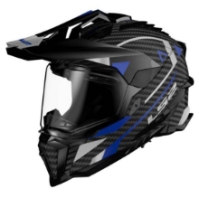 Karbonska adventure motoristična čelada LS2 Explorer Adventure (MX701)