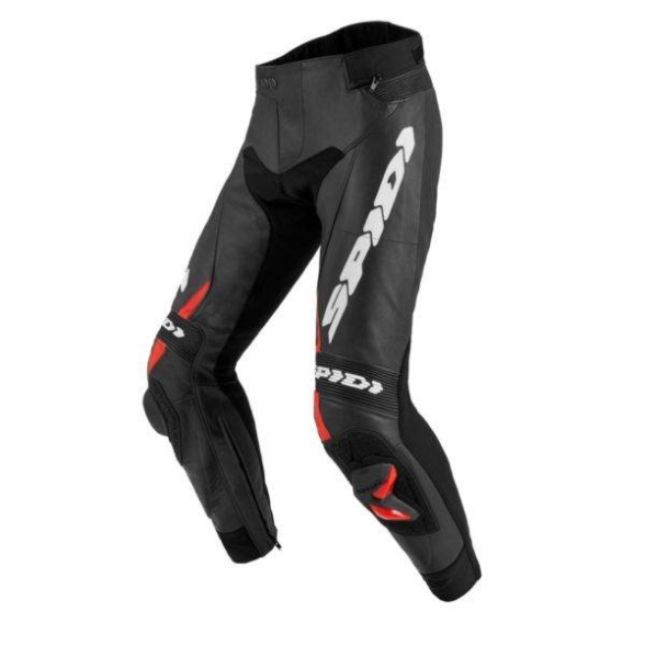 Športne usnjene motoristične hlače Spidi RR Pro 2, črne/rdeče
