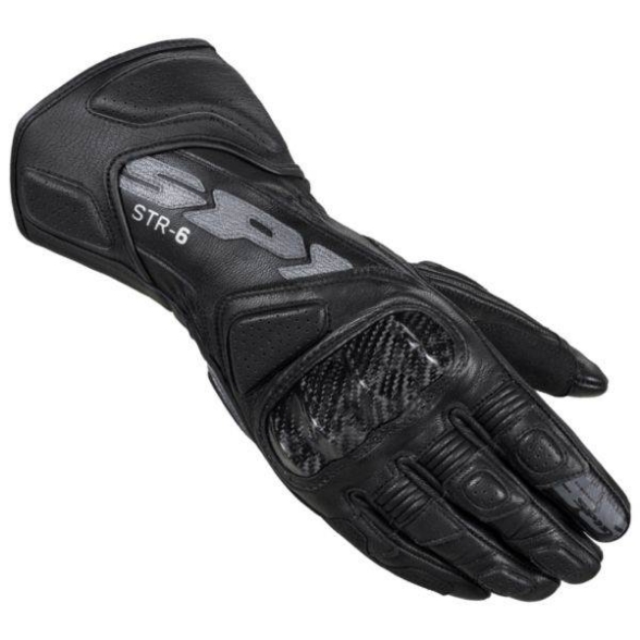 Športne motoristične rokavice Spidi STR-6, črne