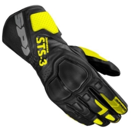 Športne motoristične rokavice Spidi STS-3, črne/rumene