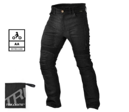 Motoristične jeans hlače Trilobite Parado 661 - regular fit, črne