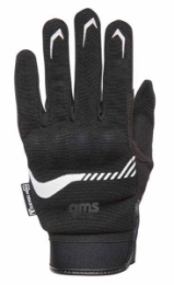 Poletne rokavice za skuter GMS Jet-City, črne/bele