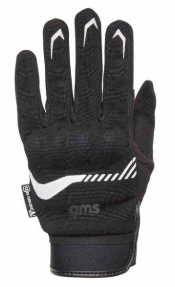 Poletne rokavice za skuter GMS Jet-City, črne/bele