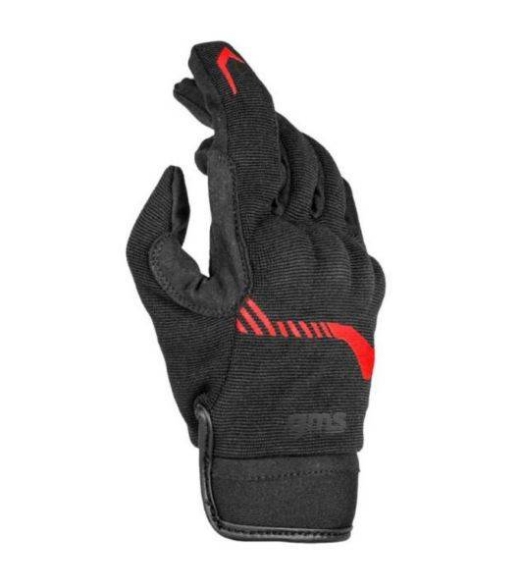 Poletne rokavice za skuter GMS Jet-City, črne/rdeče