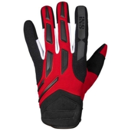 Enduro motoristične rokavice iXS Pandora-Air 2.0, črne/rdeče