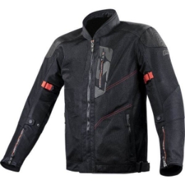 Poletna motoristična jakna LS2 Alba, črna