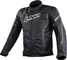Športna motoristična jakna LS2 Gate, črna/siva