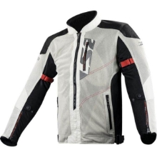 Poletna motoristična jakna LS2 Alba, bela