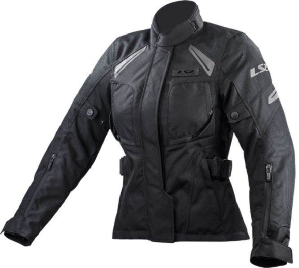 Ženska motoristična jakna LS2 Phase, črna