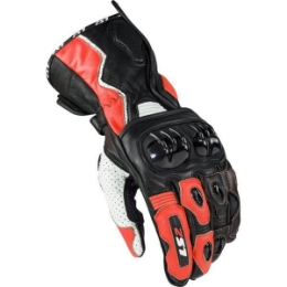 Športne motoristične rokavice LS2 Swift, črne/rdeče