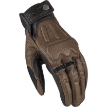 Retro usnjene motoristične rokavice LS2 Rust, rjave