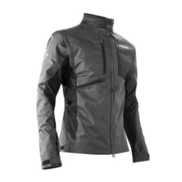 Motoristična jakna s snemljivimi rokavi ACERBIS Enduro-One, črna/siva