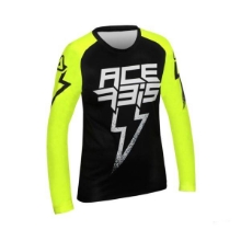 Otroška motokros majica ACERBIS MX J-Kid Blizzard, črna/rumena