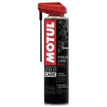 Prozoren sprej/mazivo za verigo motorja MOTUL C2 Road, 400 ml
