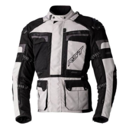 Adventure motoristična jakna z airbagom RST Adventure-X Pro Series, bela/črna