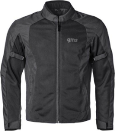 Poletna motoristična jakna GMS FiftySix.7, črna