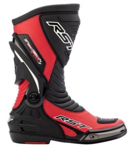 Dirkaški motoristični škornji RST Tractech EVO 3, rdeči