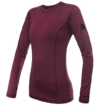 Ženska funkcionalna majica z dolgimi rokavi Sensor Merino Air Port Red
