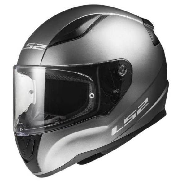 Motoristična čelada LS2 Rapid II Matt (FF353), titan