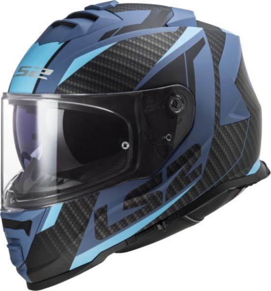 Motoristična čelada LS2 Storm II Racer (FF800), modra