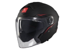 Športna motoristična jet čelada MT Helmets Cosmo SV Matt, črna