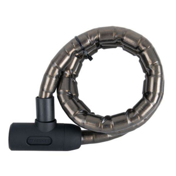 Ključavnica z verigo za zaklep motorja OXFORD Barrier (fi 25 mm) - 1,4 m