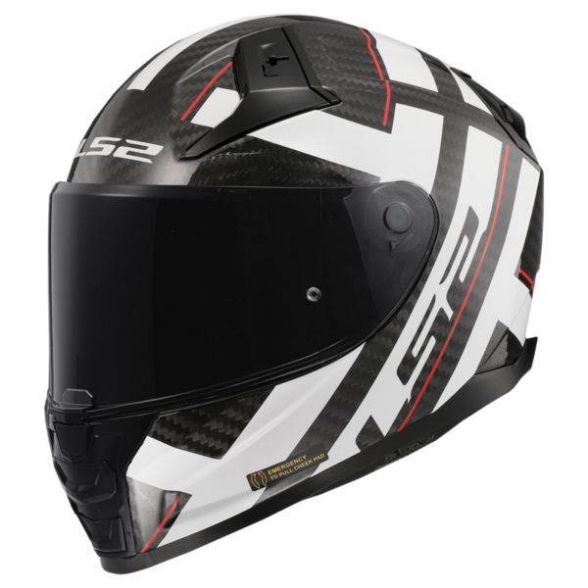 Karbonska motoristična čelada LS2 Vector II Strong (FF811)