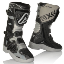Otroški motokros škornji ACERBIS X-Team Kid, črni/sivi