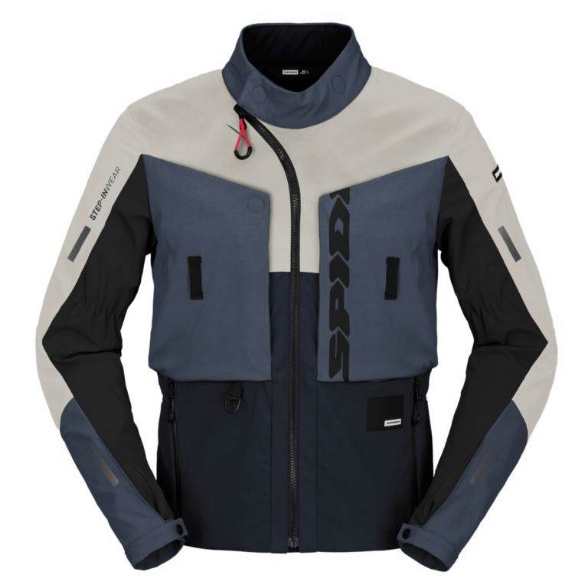Adventure motoristična jakna Spidi Frontier Tex Ice/Blue