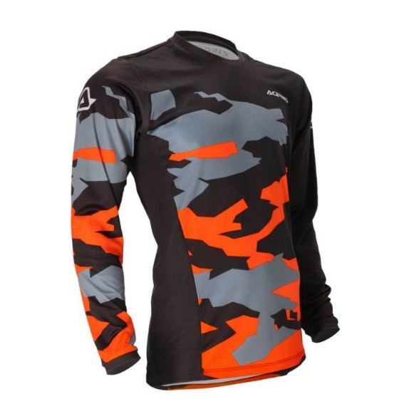 Enduro majica ACERBIS X-Duro Winter, črna/oranžna