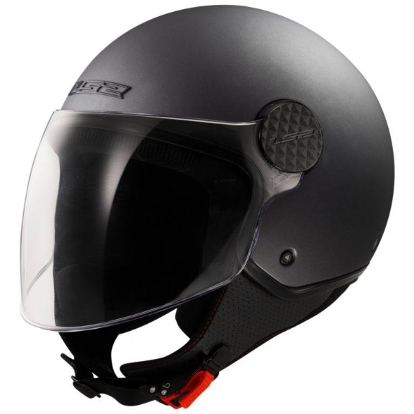 Motoristična čelada za skuter LS2 Sphere Lux II Matt, (OF558) titan