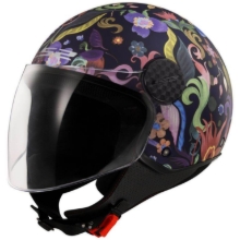 Motoristična čelada za skuter LS2 Sphere Lux II Bloom (OF558)