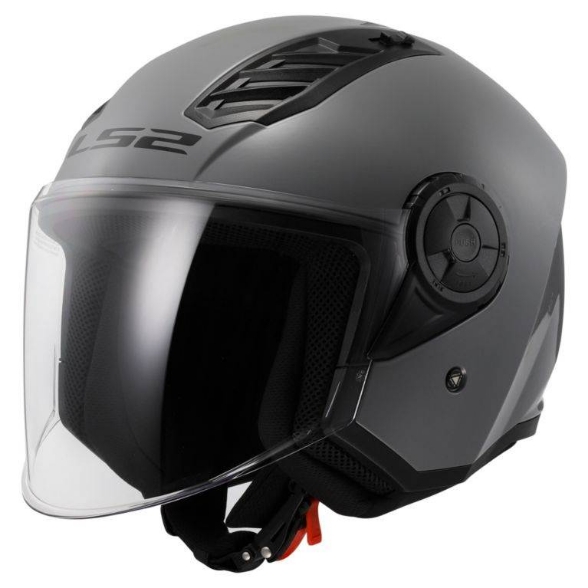 Motoristična čelada za skuter LS2 Airflow II Nardo Grey (OF616)