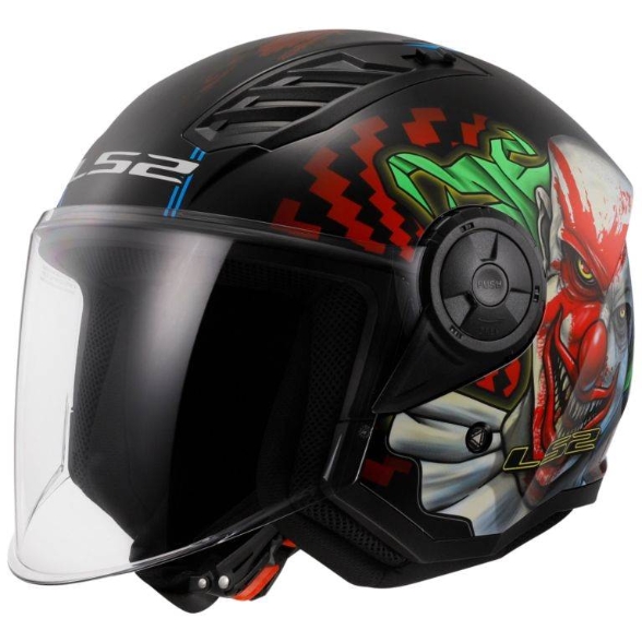 Motoristična čelada za skuter LS2 Airflow II Happy Dreams (OF616)