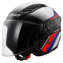 Motoristična čelada za skuter LS2 Airflow II Rush (OF616)