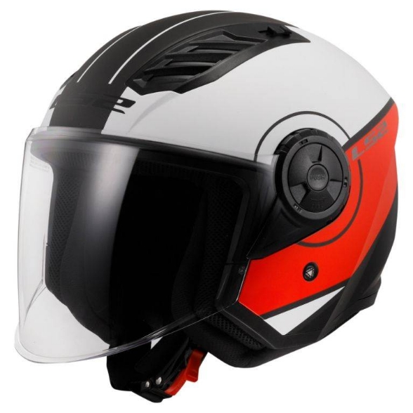 Motoristična čelada za skuter LS2 Airflow II Cover (OF616) Matt