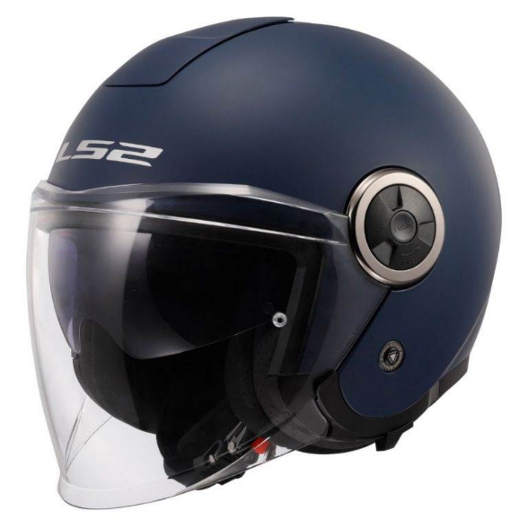 Motoristična čelada za skuter LS2 Classy Navy Blue (OF620)