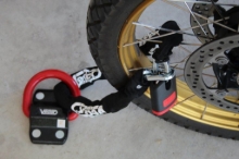 Ključavnica z verigo za zaklep motorja VecTor Chain&Lock (fi 10,5 mm)
