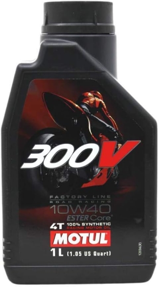 Dirkaško motorno olje MOTUL 300V 4T 10W40 Factory Line, 1 L