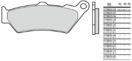 Zavorne ploščice za motor Brembo Road 07BB03SA (FA209/2HH), sinter metal