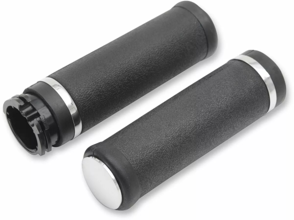 Gripi/ročaji za motor DRAG Specialties Accent Rings, fi 25,4 mm (1") - zaprti