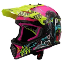 Otroška motokros čelada LS2 Fast EVO II Mini Gorilla (MX437)