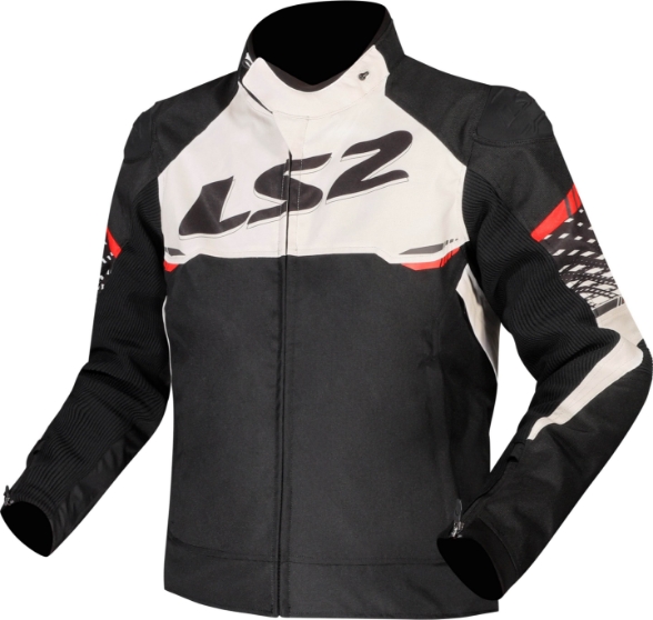 Športna motoristična jakna LS2 Apex, črna/bela